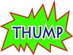 A green and blue explosion with blue text
Description automatically generated